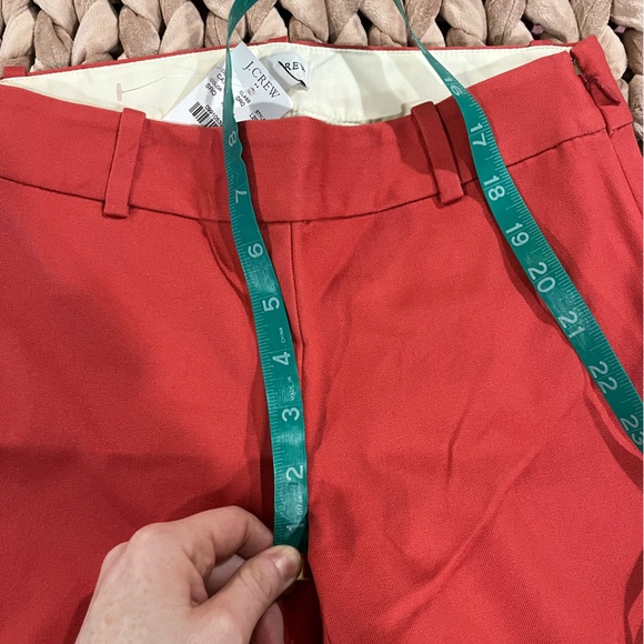 NWT j crew Winnie pant. Peach color - Picture 5 of 5